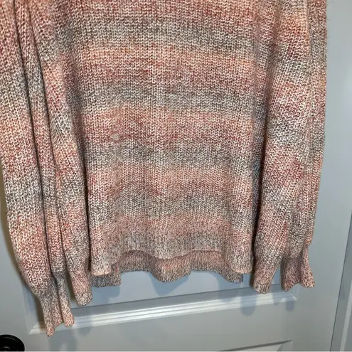 a.n.a  Orange/Tan Knit Striped Pullover Sweater size 0X