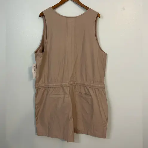 Athleta NWT  Farallon Romper Mocha Latte Pink