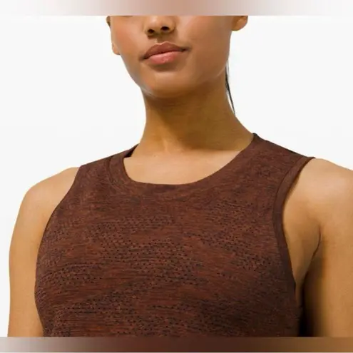 Lululemon  Brown and Black Camo Mesh Train To Be Tank size 2 New with tag - Image 5
