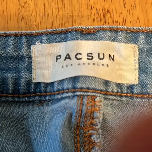 PacSun  High Rise Super Stretch Shortie shorts, size 25.