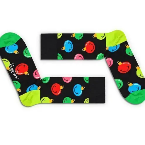 Happy Socks Holiday Classic Gift Set of 3 Crew socks, W 5.1/2