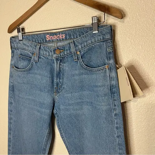 MOTHER The Down Low Sweet Tooth Skimp Jeans in All You Can Eat Light Blue NEW 28