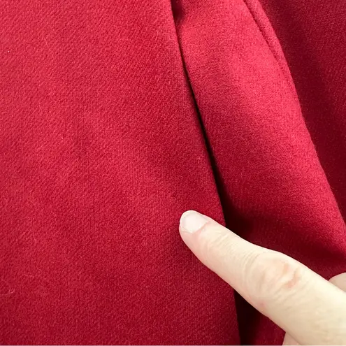 Vintage Sag Harbor 100% Wool Blazer Jacket Academia Preppy Holiday Office W 8P Red