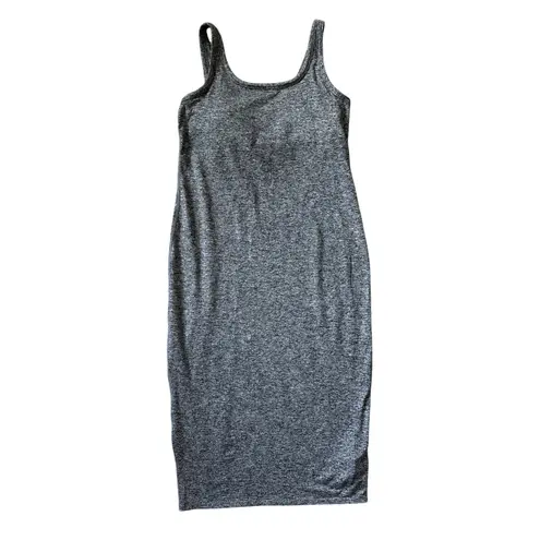 Vuori Halo Essential Midi Dress Heather Grey Size Medium