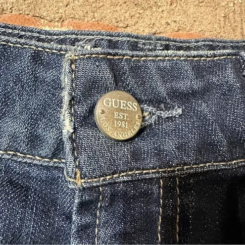 Guess  Jeans size 25 distressed destroyed Cutoff Denim Jean Short Shorts