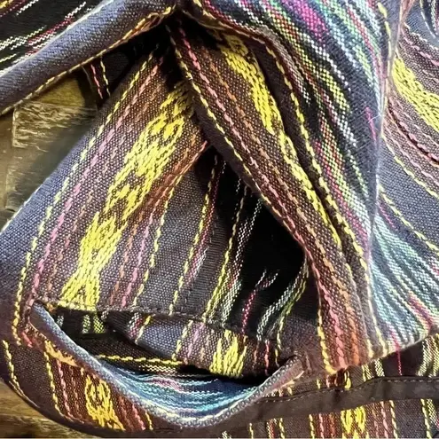 Rubbish Embroidered Tribal Bolero Jacket Open Front Blazer Boho Small