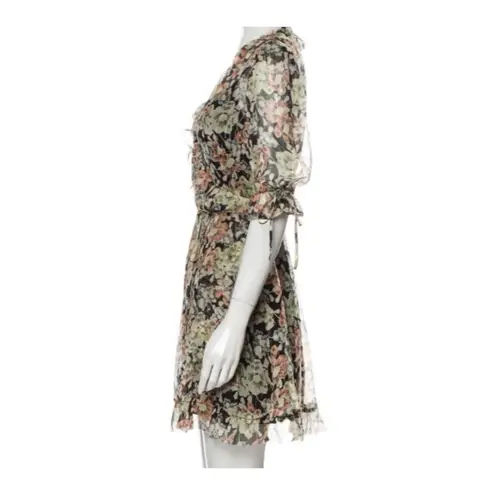 The Kooples ✨ Wanted Floral Silk Wrap Sz 1 dress✨