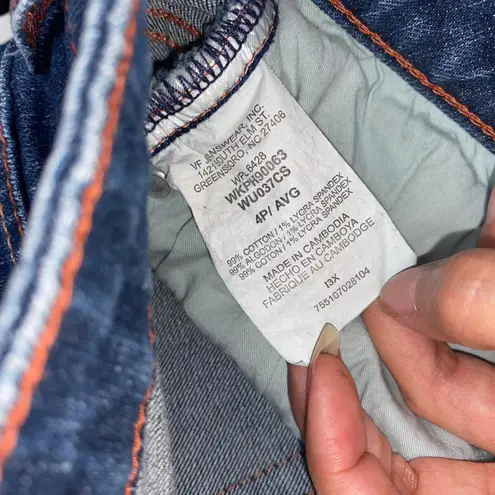 Aura by Wrangler low rise flare jeans size 4 y2k bootcut western vintage denim