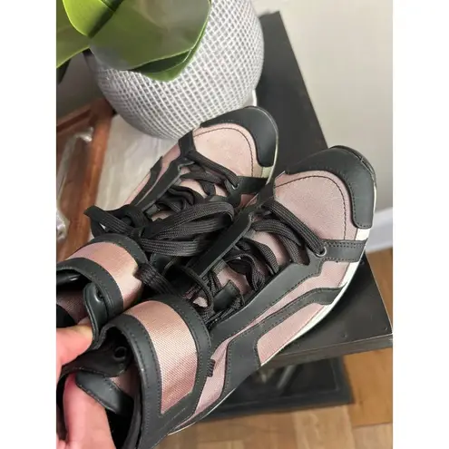 Pierre Hardy Hightop Platform Sneakers Pink Womens Size 35