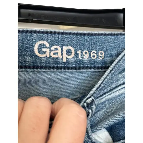 Gap 1969  Women's Jeans Resolution True Skinny High-Rise Stretch Denim Blue 27R