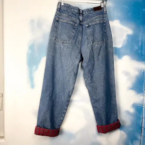 L.L. Bean “Double L” flannel lined relaxed fit jeans Blue Size 12