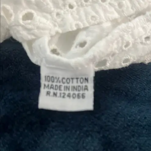 White Eyelet Swim Cover