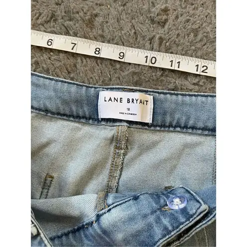 Lane Bryant  mid rise wide leg trouser jean size 18