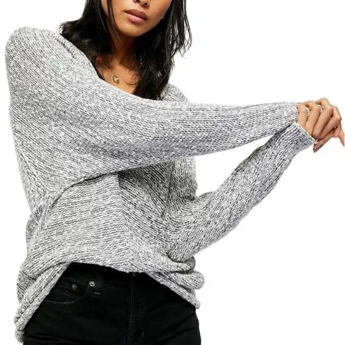 Free People Bright Lights Oversized Marled Sweater