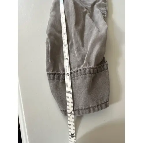 Molly and Isadora One Size/Fits Most Grey Flannel Top Gray Size XL