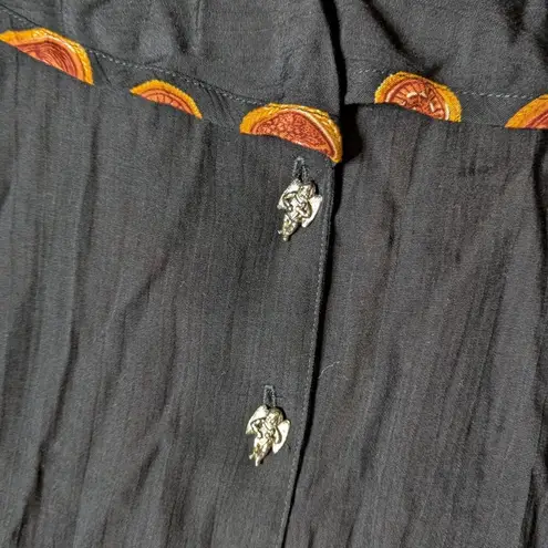 Vtg 1990s Componix Black Red Geometric Boho Top and Pants 2 Pc Set 18