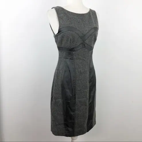 Susana Monaco Grey Wool/Silk Sleeveless Dress 6