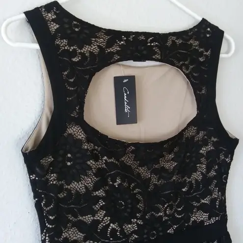 Candalite floral lace long dress Size S