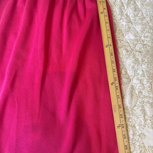 Vintage Weekenders Skirt Pink Elastic Waist Midi M Medium Canada Cotton Blend