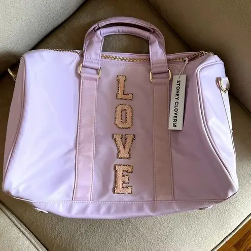 Stoney Clover Lane Classic Mini Duffle Bag grape purple LOVE CL