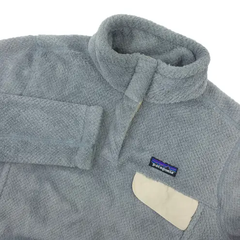 Patagonia  Sweater Re-Tool Snap-T Womens L Gray Polartec Fleece Pullover Gorpcore thumbnail 2