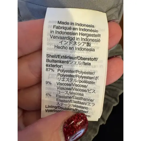 J.Crew Mercantile Skirt Women 4 Gray Paper Bag Waist Mini Preppy Career