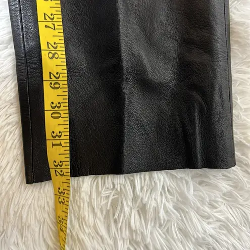 Jacqueline Ferrar Vintage Black leather Pants by Sz8