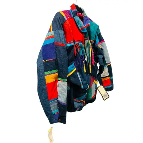 SFR Santa Fe Recreations NWT Jacoma Deluxe 5000 Dx Edition Size Med RARE Fringe Blue