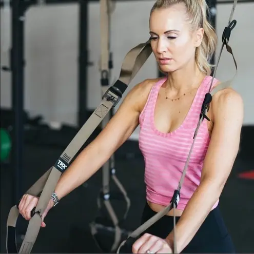 Zyia NWT Pink Nimbus Split Back Tank L