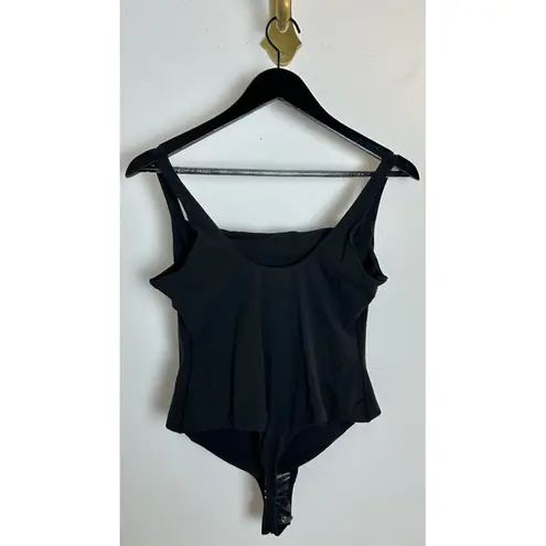 SKIMS Fits Everybody Square Neck Sleeveless Bodysuit in Onyx Black Size 2X
