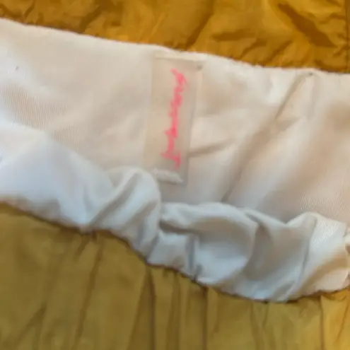 Free People Yellow Athletic Shorts with Elastic Waistband and Flowy Design Size L