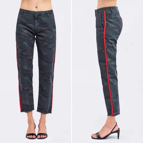 Sundry x Anthropologie Side Trim Camo Le Soleil Pants in Charcoal Size 27 - Image 2