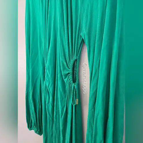 Rebecca Vallance Edie Cutout Midi Dress Green Size 8