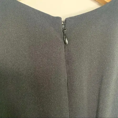 Proenza Schouler Black Sleeveless Ruched Georgette Lace Dress Size 4