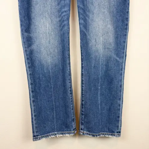 Hatch Maternity The Crop Maternity Jean Indigo Blue Straight Leg Size 29