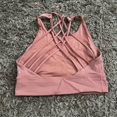 Lululemon  free to be wild high neck long line bra size 8