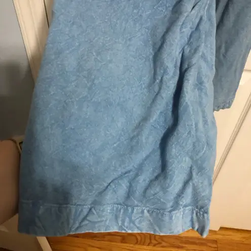 Sim & Sam denim color jumpsuit wide leg women’s size XS concert festival summer