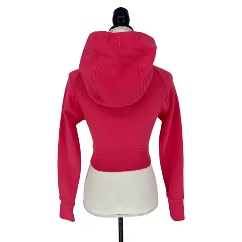 Lululemon  Scuba Full Zip Cropped Hoodie in Lip Gloss