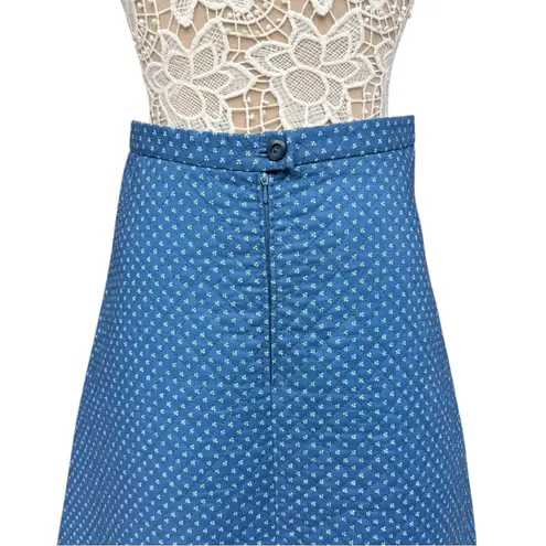 Vintage 70s Blue Quilted A