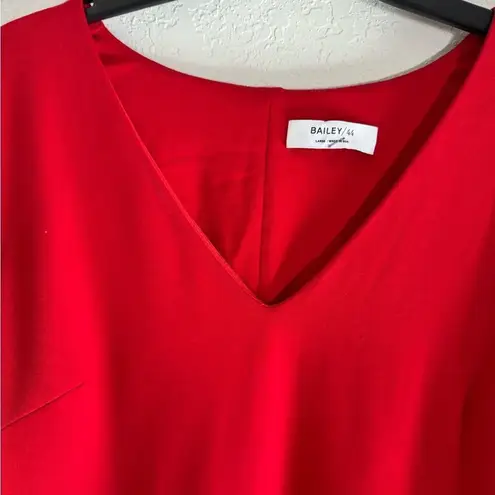 Bailey 44 Elegant Red Bell Sleeve Dress NWT