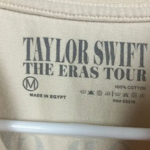 Taylor Swift  The Eras Tour Cream Band Tee size M