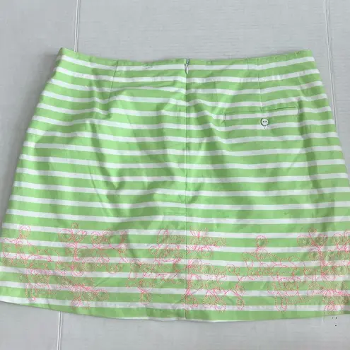 Lady Hagen  Green White Striped Golf Athletic Skort Size 14 New