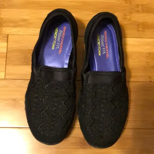 Skechers Sketchers Our Song Athletic Shoes Women’s Size 7.5 Black Slip On Brand New