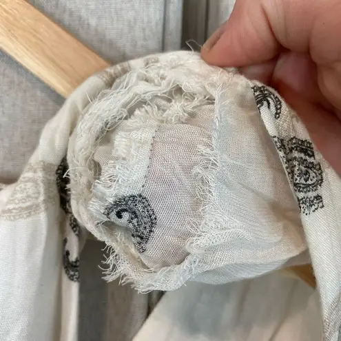 Free People Paisley deep v mini dress