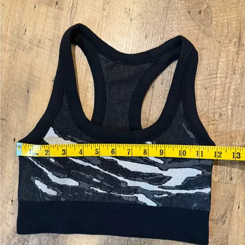 Free People FP Movement Go To Sports Bra Black Printed