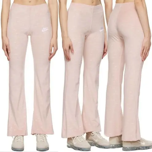 Nike  Air Velour Baby Pink Logo Pants Size S