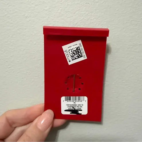 Holiday Lane Red Christmas Tree Pin Brooch