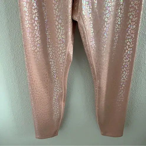 NWT IVL Collective Active Iridescent High Waist Leggings Leopard 8