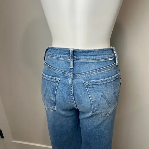 MOTHER Denim Petite The Lil Zip Rambler Flood