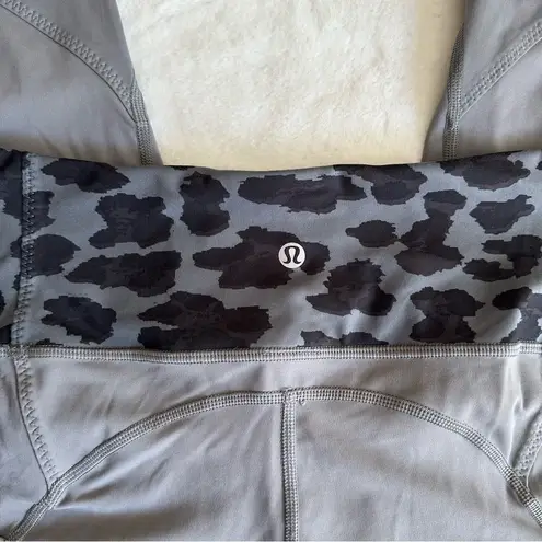 Lululemon  All The Right Places Crop Leggings Leopard Size 10 - Image 3